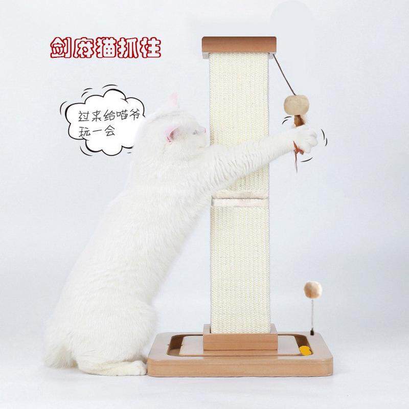 宠物猫抓板猫抓柱益智滚球玩具新款木制罗马柱大型魔爪器玩具批发,宠物/宠物食品及用品,猫爬架,淘宝优惠券,粉丝福利购,淘宝优惠卷