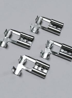 6.3接插件6.3旗型插簧0.5厚250旗形插簧6.3弯脚个2000插簧端子/包