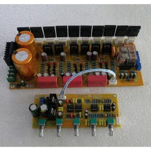 发烧大功率2X100W 300W三声道功放板原装 对管特价
