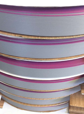 265128awg线显示屏灰排线扁平红边10p14p16p40p64p纯铜线芯