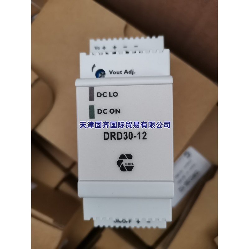 Chinfa勤发DRD30-12导轨电源9-36V输入输出12V直流30A30W