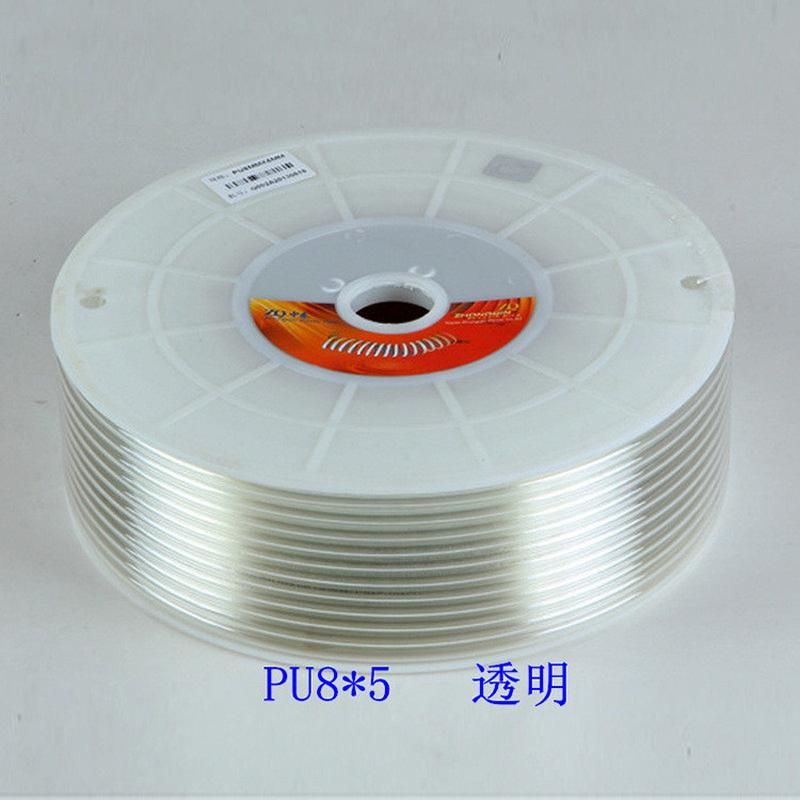 热销现货供应pu弹塑料压缩空气气管8*5mm规格齐全簧管pe软管