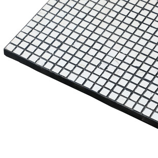 氧化铝贴片复合板马赛克陶瓷陶瓷板抗冲击三合一陶瓷橡胶衬板