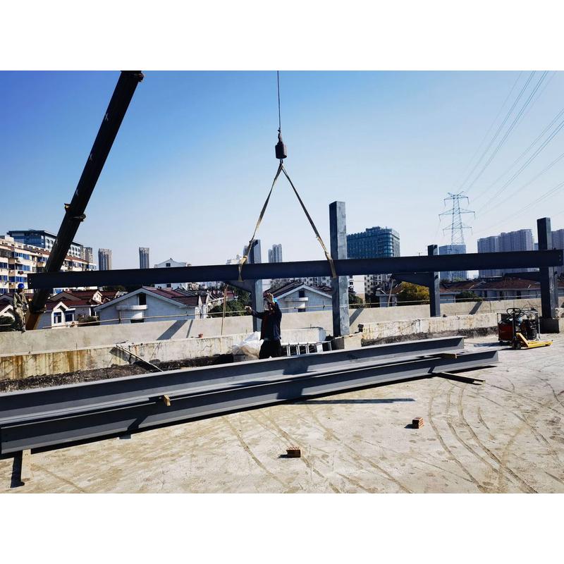 钢结构车间网架厂房仓库建造钢平台建筑工程钢梁H型钢槽钢楼梯