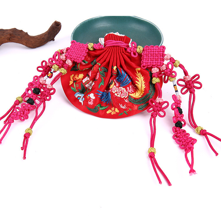 手绣端午节香包/珍藏手工绣花香囊/汉服宫廷苏绣荷包/刺绣空香袋