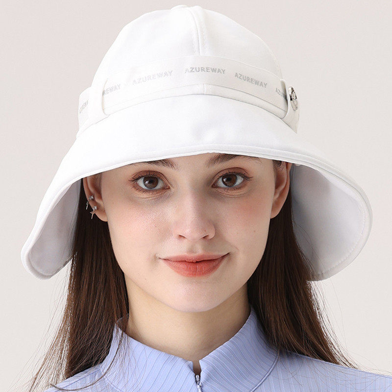 新款帽子女大檐帽韩版遮阳有顶盆帽户外运动帽白色,运动/瑜伽/健身/球迷用品,高尔夫球帽,淘宝优惠券,粉丝福利购,淘宝优惠卷