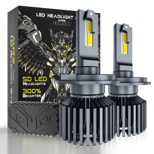 汽车LED大灯H4LED前照灯泡110W22000高流明外置驱动风扇散热车灯
