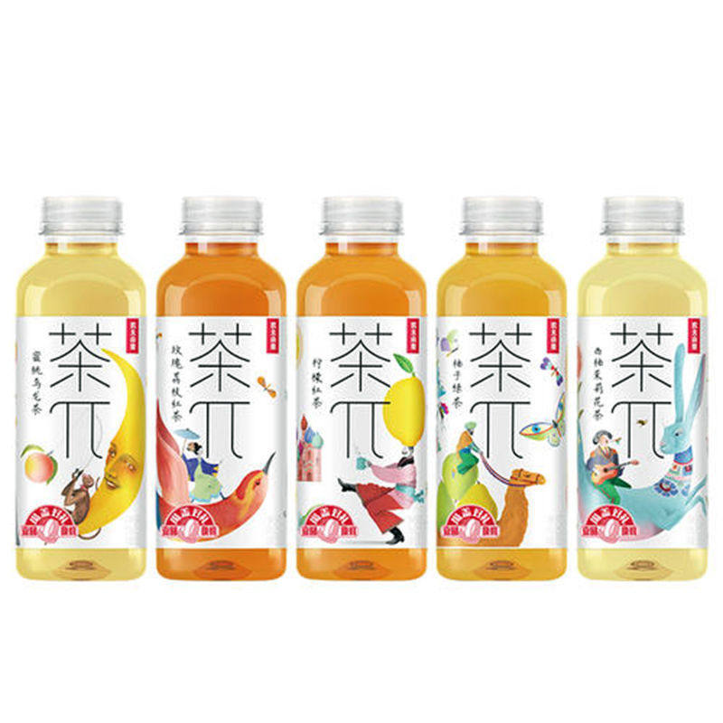 速发农夫山泉茶兀茶派饮料组合装绿红茶茉莉花玫瑰蜜桃乌龙茶pai