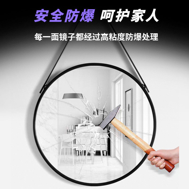 卫生间智能镜触屏圆镜led灯挂墙带酒店浴室挂镜浴室镜厂家批发