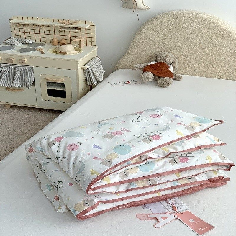 60s长绒棉单人卡通幼儿园午睡盖被玉米纤维可机洗春秋冬被1.5m,床上用品,化纤被,淘宝优惠券,粉丝福利购,淘宝优惠卷