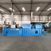 大型卧式 液压打包机全自动废纸塑料金属易拉罐压缩机秸秆压块机