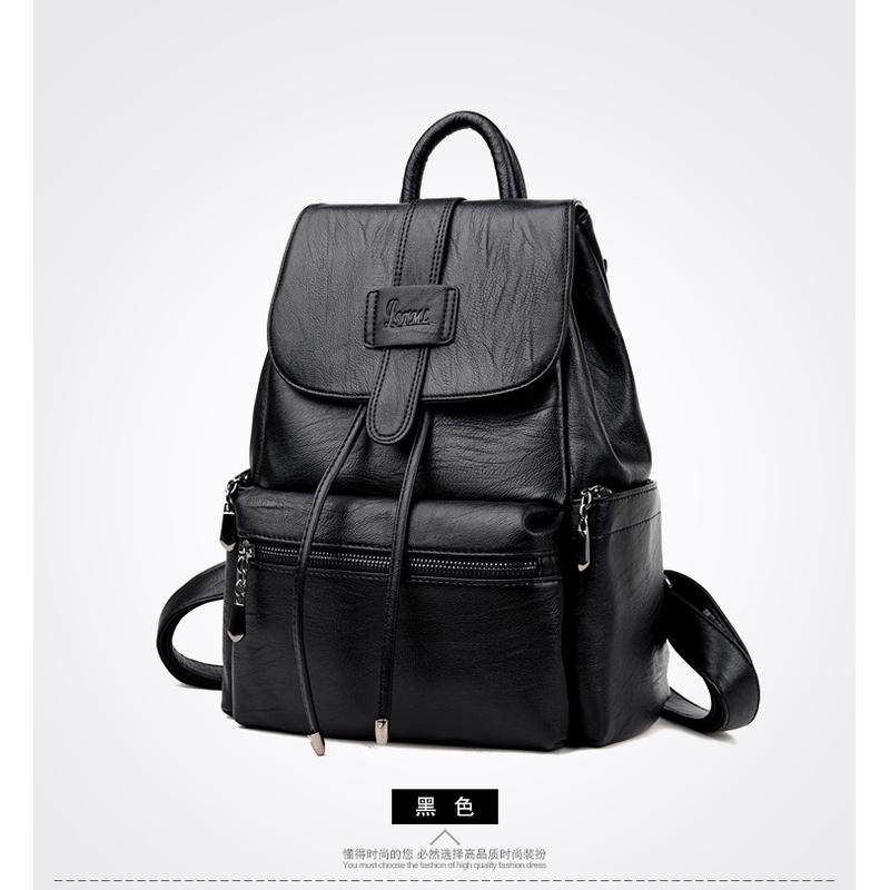 真皮女士双肩包2025新款大容量包包旅行软皮时尚百搭学生防盗新款