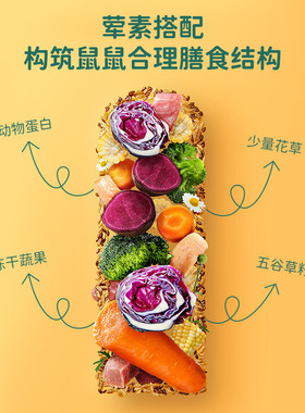 热销zoolin花枝鼠粮蛋白粮食仓鼠粮食营养粮花枝鼠高蛋白繁殖高低