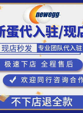 newegg新蛋美国店铺代入驻开店绿色通道包过现店入驻指导
