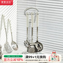 摩登主妇锅铲家用汤勺子漏勺煎铲炒菜铲子316L不锈钢全套厨具套装