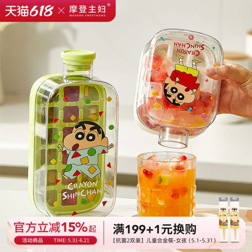 【摩登主妇&蜡笔小新】按压冰格