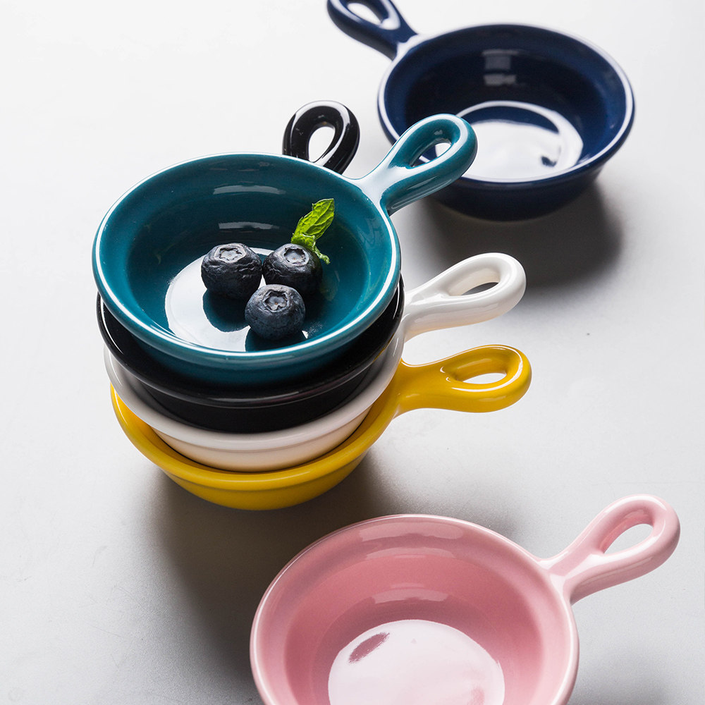 Modern housewife Japanese ceramic creative ingredients seasoning dish