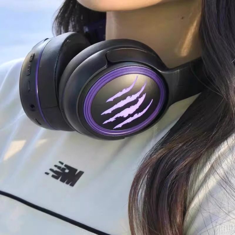 漫威无线蓝牙耳机头戴式吃鸡儿童耳麦电竞游戏钢铁侠适用苹果索尼