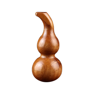 桃木葫芦摆件实木雕刻镇手捻小葫芦手把件真桃木质随身纯手工艺品