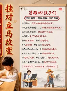 书房客厅励志劝学装饰挂画