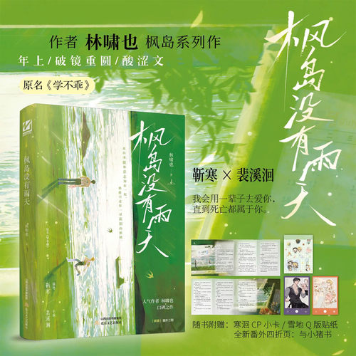 枫岛没有雨天 我的本能和意志加在一起 都抵不过你一双流泪的眼睛 靳寒 裴溪洄 林啸也著 原名《学不乖》破镜重圆酸涩文言情小说书