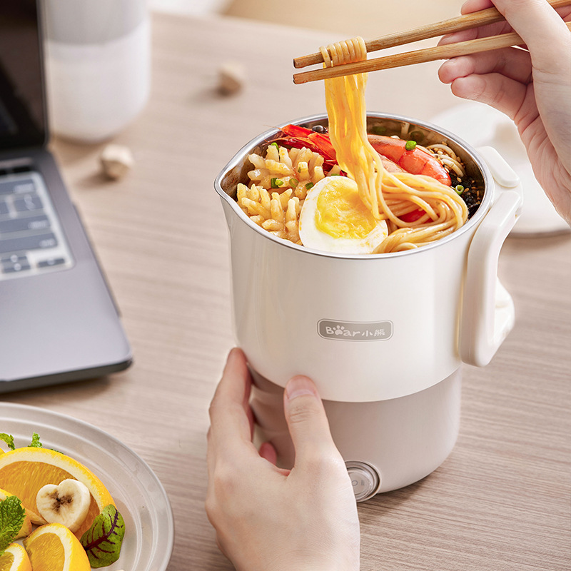 新款 小熊便携式烧ZDH-G08R3旅行折叠电热水壶316不锈钢过热保护