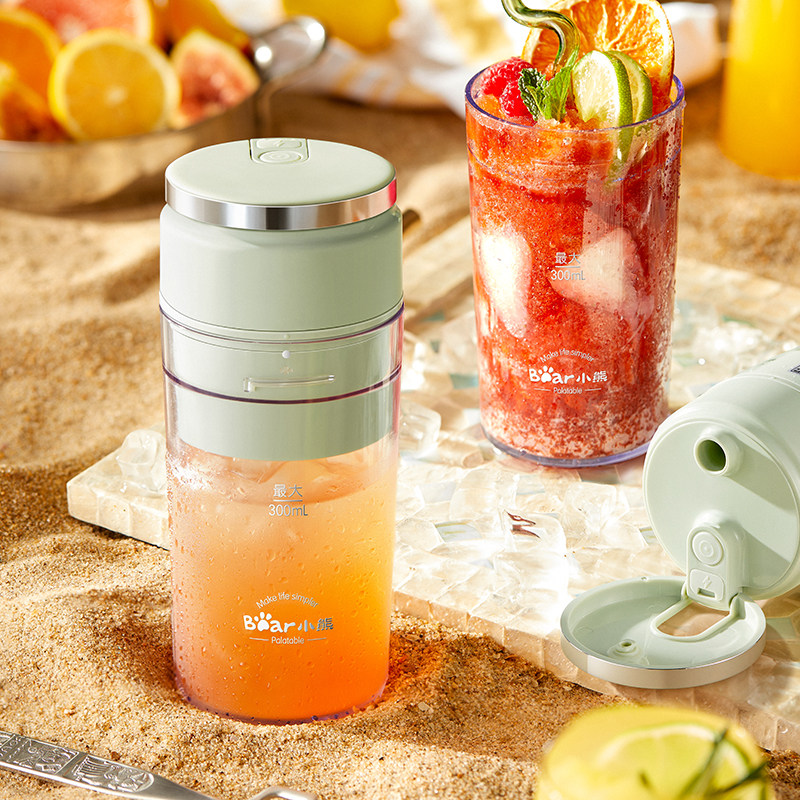 新款 小熊机家用小型便携榨汁杯电动搅拌炸汁果汁杯多功能25年