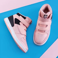 Детские высокие удерживающие тепло кроссовки, флисовые джинсы с начесом для мальчиков, повседневная обувь, подходит для подростков