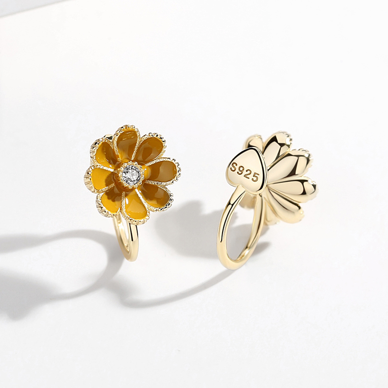 925银可爱日系少女风高级感耳夹