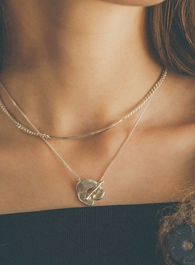 阳光的味道纯银双层项链
