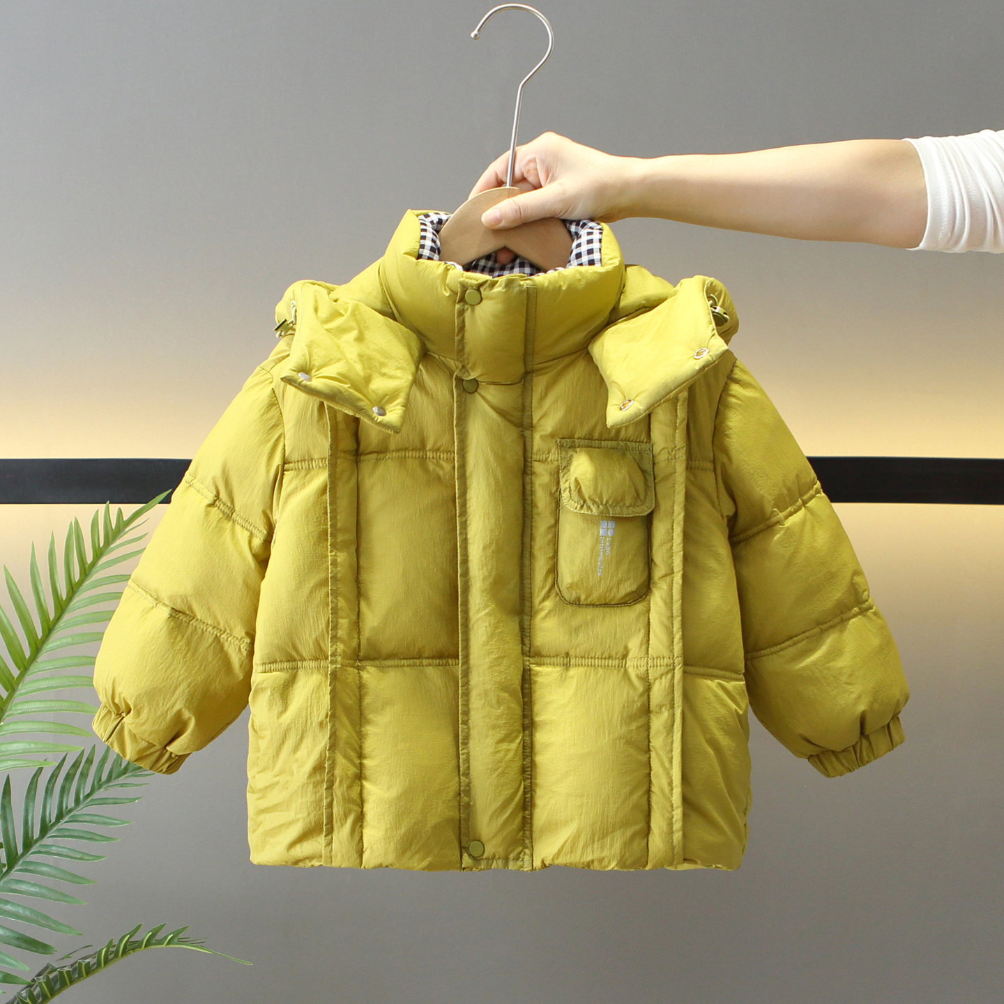 男童羽绒服冬装2025新款外套