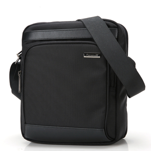 卡拉羊男士休闲单肩包斜挎旅行包随身运动小包女竖款商务轻便