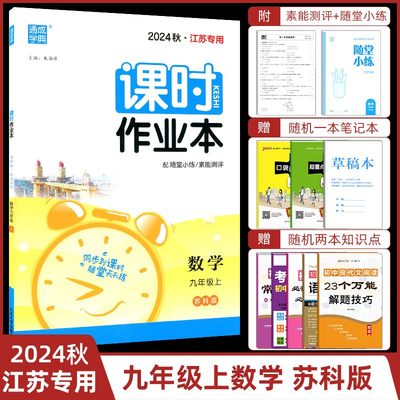 2024通城学典课时作业本九年