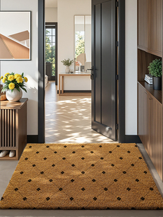 入口门地垫天然椰子棕榈地毯入口门垫入口防滑门垫家用脚垫耐污