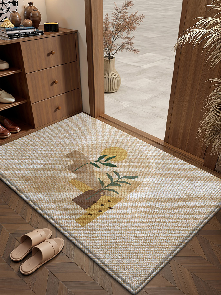 地垫入户门垫高端进门除尘地毯高级门口家用轻奢玄关耐磨免洗脚垫