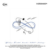 想自由 环绕星球彩色彩绘遮盖遮瑕贴高级感防水纹身贴纸买一送一