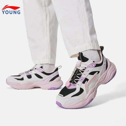 李宁童鞋官方旗舰店女童休闲鞋