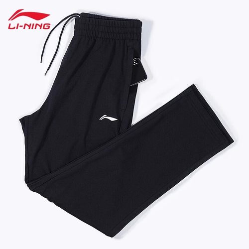 李宁运动裤男秋季平口裤子男加绒