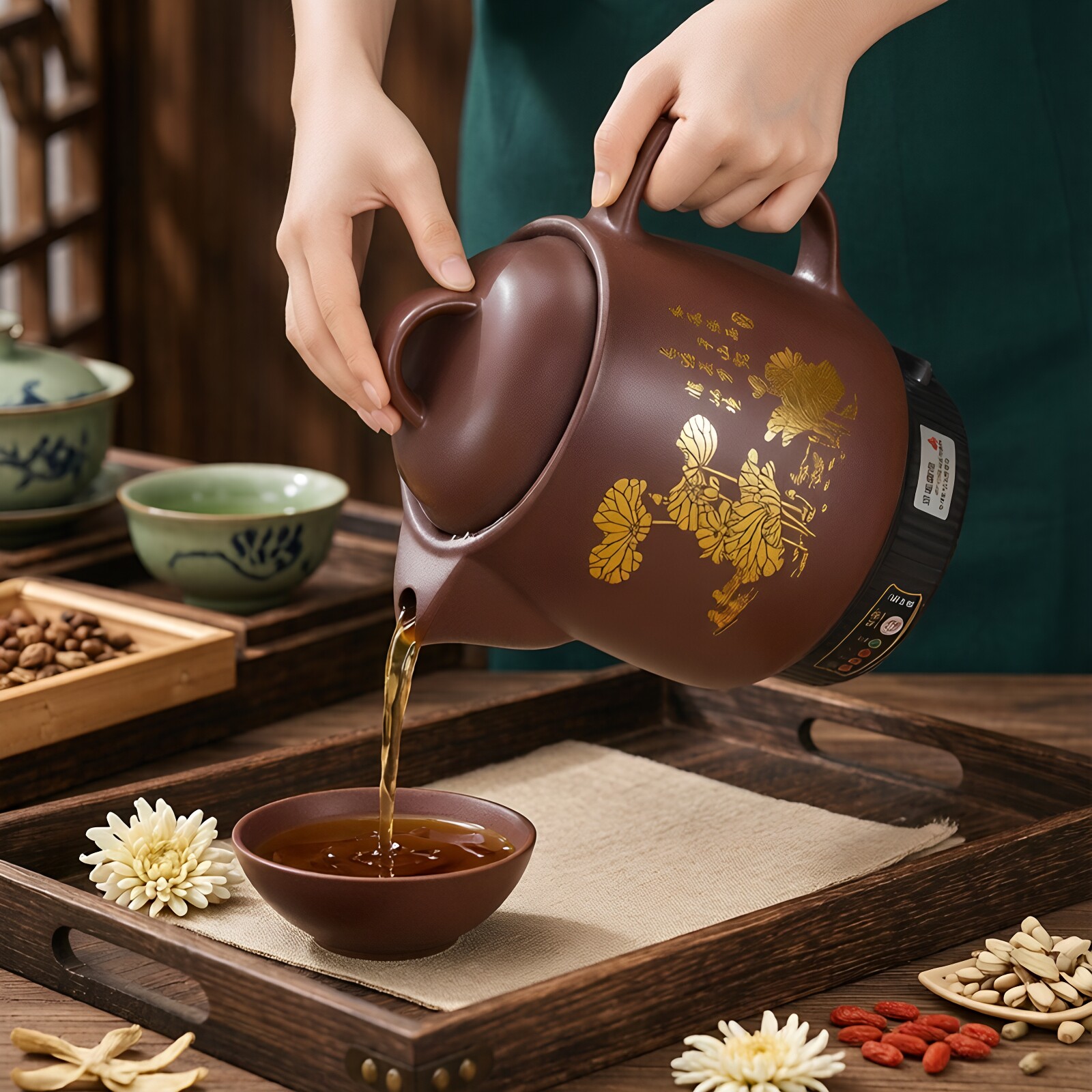 紫砂全自动家用中药电煎壶