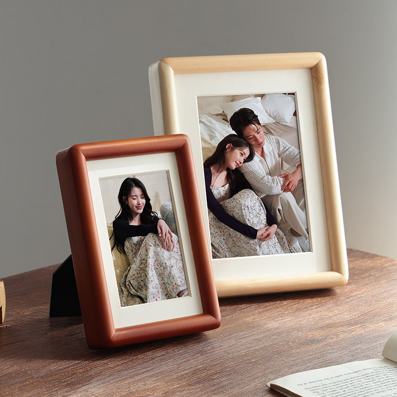 简单派实木装裱拼图相框