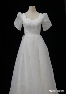 【出租】贵州白色礼服连衣裙晚礼服主持礼仪服装伴娘婚纱租赁