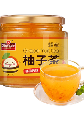 众德蜂蜜柚子茶百香果茶