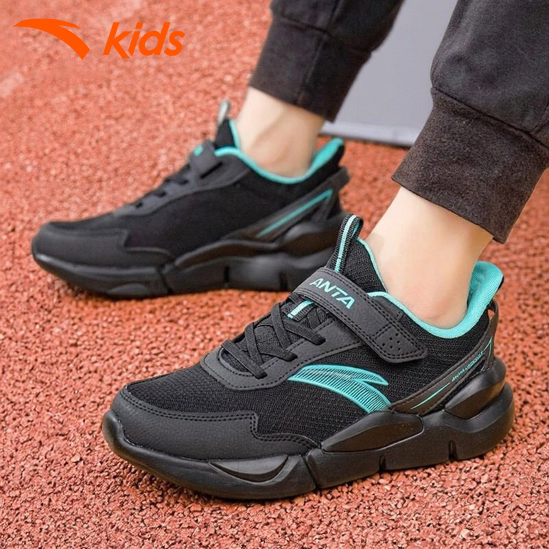 安踏童鞋男童运动鞋大童2026春季网面透气鞋子魔术贴皮面儿童跑鞋,童鞋/婴儿鞋/亲子鞋,运动鞋,淘宝优惠券,粉丝福利购,淘宝优惠卷