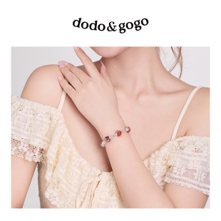 轻奢2025小众设计感高级感手串 DODOGOGO天然水晶精致串珠手链女款