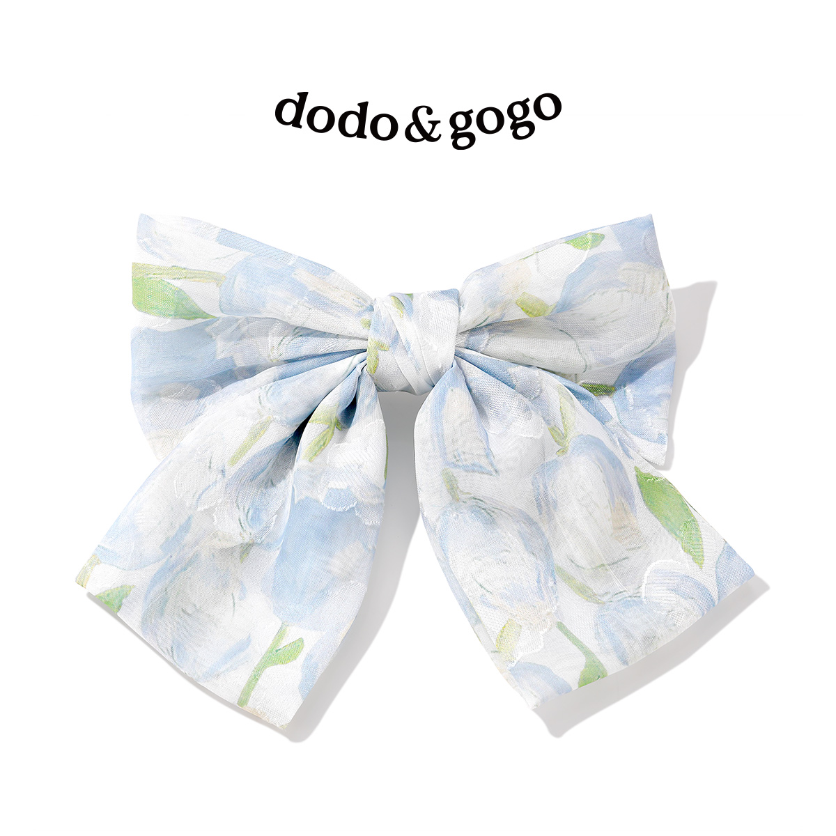 dodogogo印花郁金香发夹