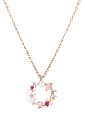 dodogogo彩色花环项链锁骨链颈链