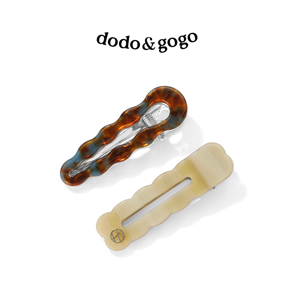 DODOGOGO法式简约醋酸发夹