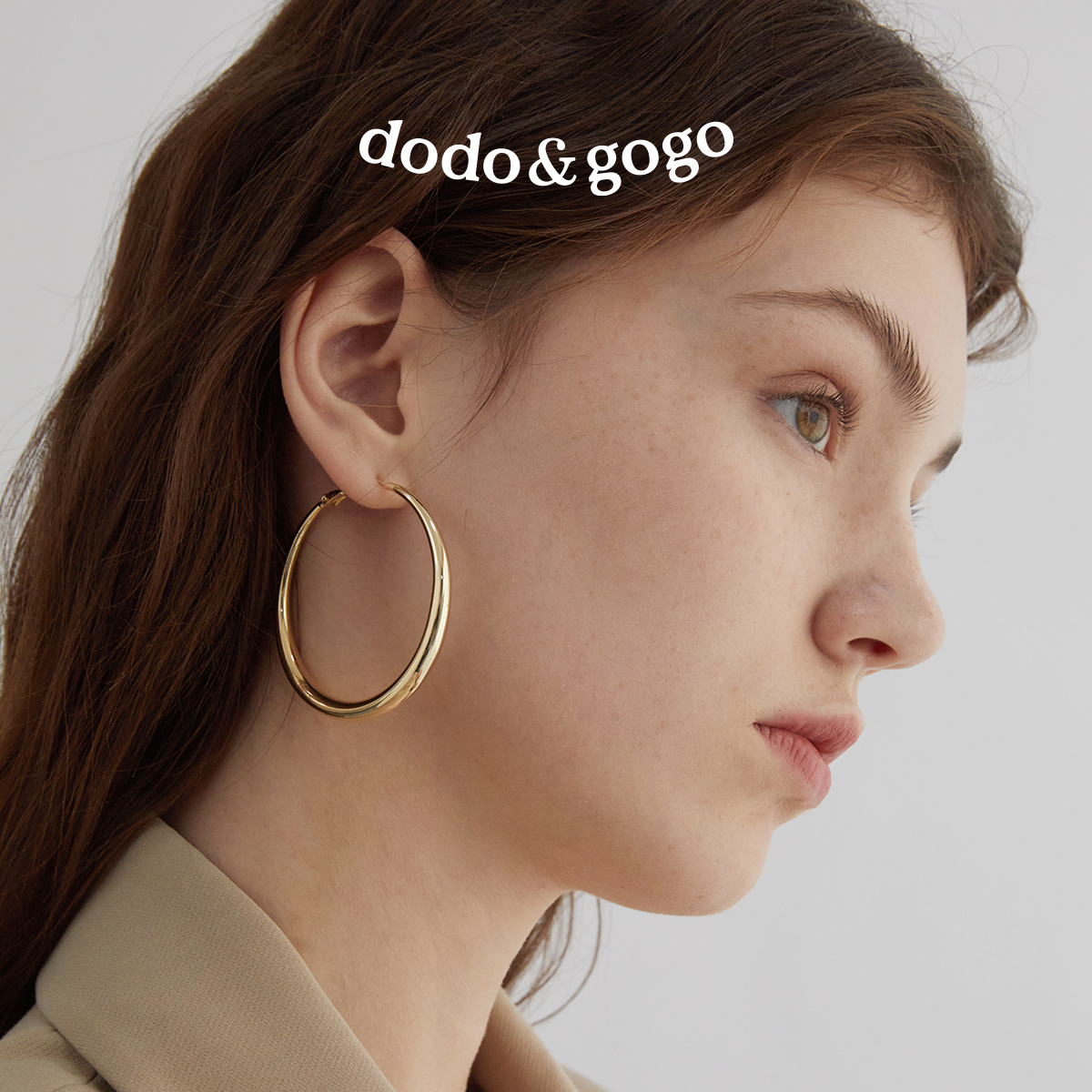 大圆圈圈高级感欧美风网红耳坠