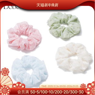 DODOGOGO发圈头绳大号橡皮筋女夏季 猪大肠马尾头饰品 纯色2025新款