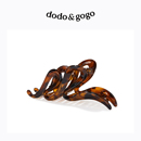 后脑勺时尚 DODOGOGO复古抓夹大号高级感发夹女2025新款 鲨鱼夹发饰